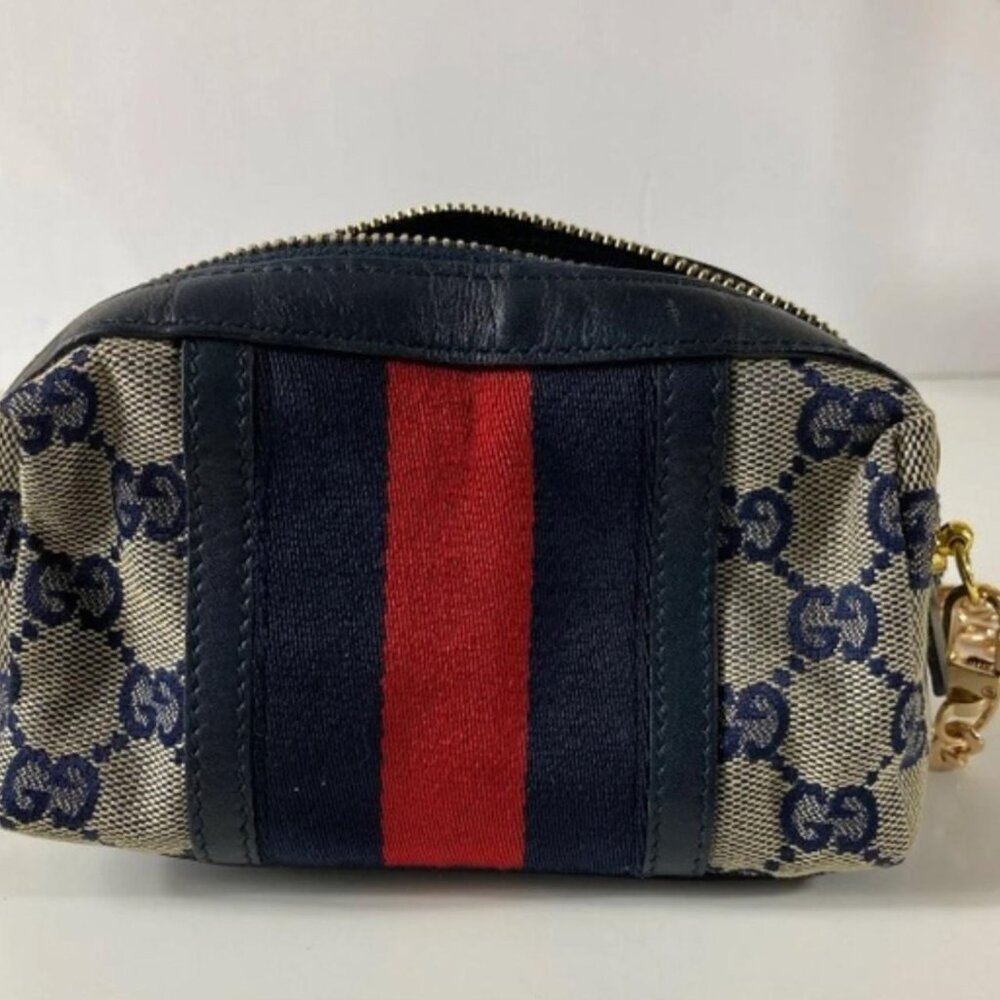 Gucci Gg Mini Bag Ophidia Navy/Red - image 3